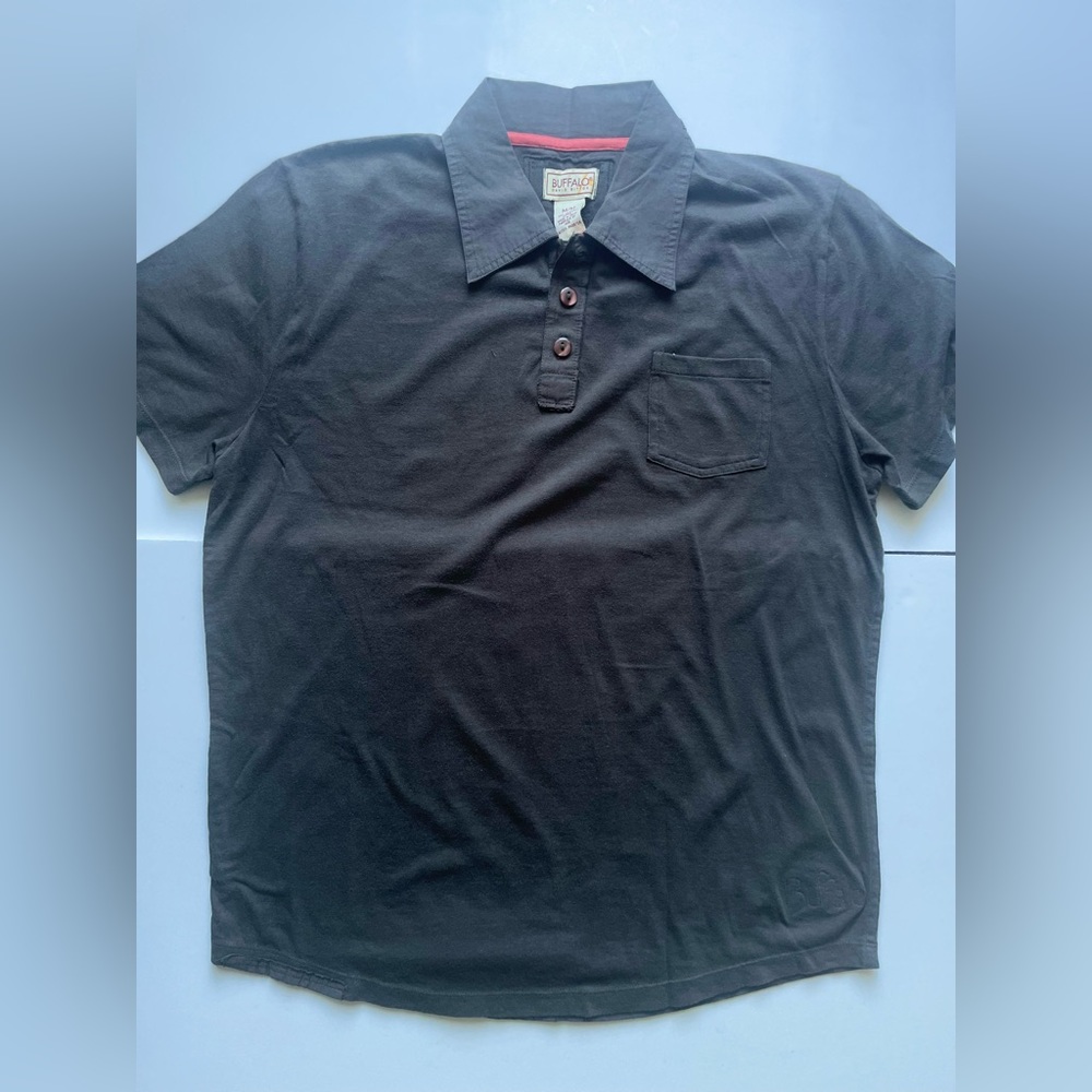 Buffalo David Bitton N-Nalic Vintage Men Polo Shirt Size M